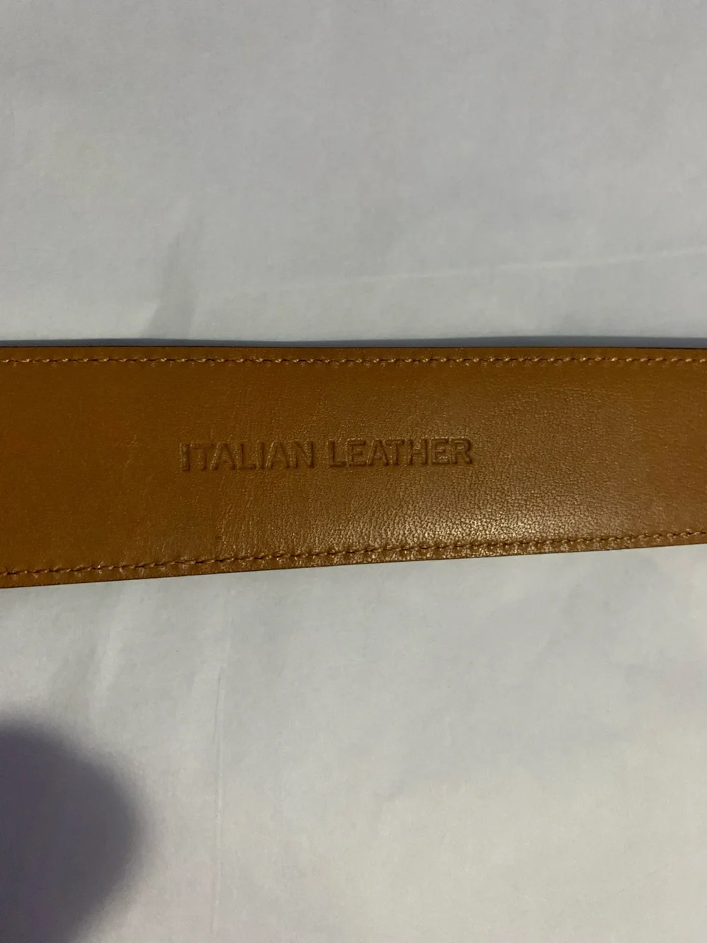 Polo Ralph Lauren Black Italian Leather Dress Belt With Silver Buckle 40